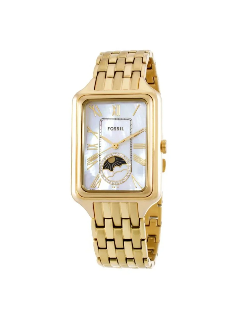 NWT Fossil Raquel Quartz White Mother of Pearl Dial Ladies Watch